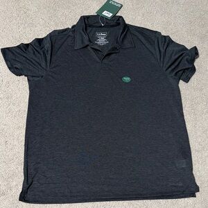 L.L. Bean Premium Cotton Polo with Green Logo